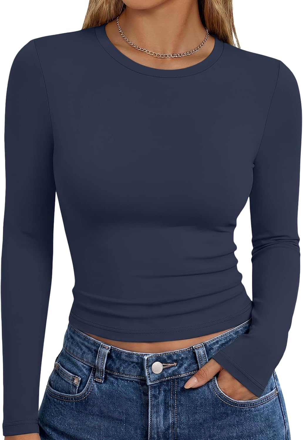 Trendy Queen Long Sleeve Top - Soft Stretch - Everyday Y2K
