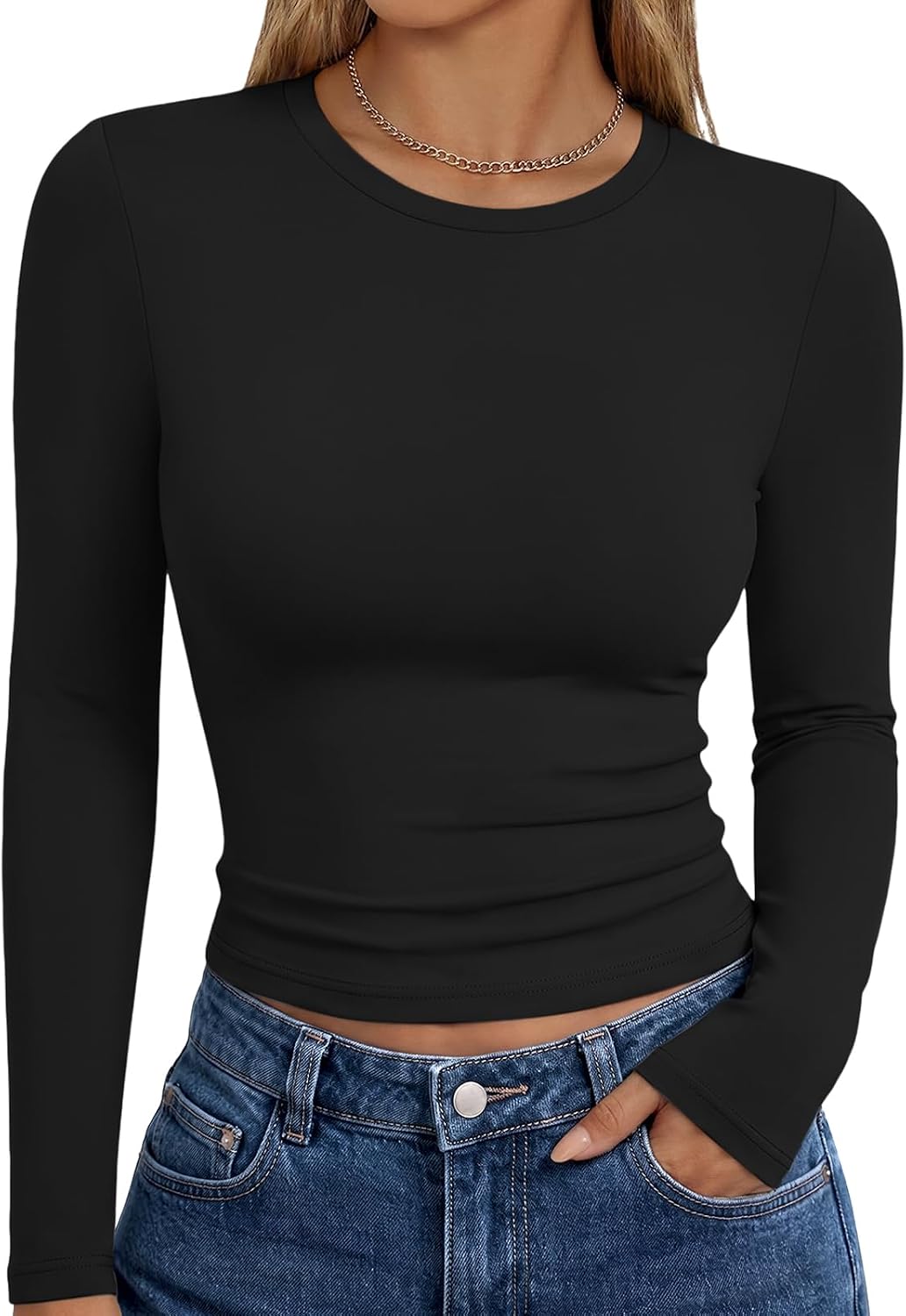 Trendy Queen Long Sleeve Top - Soft Stretch - Everyday Y2K