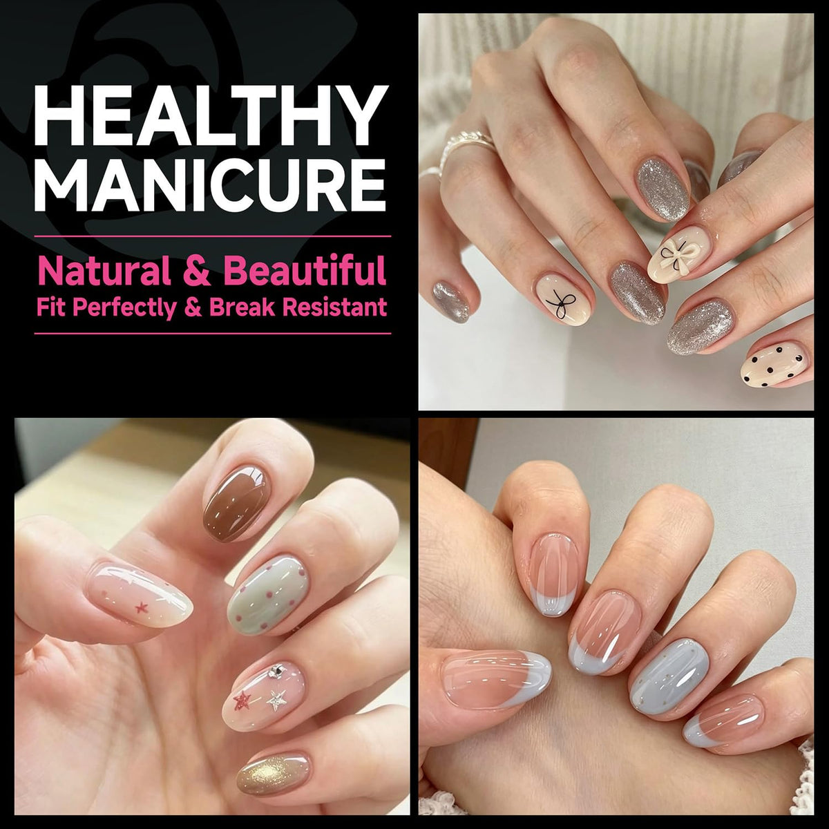 UNA GELLA - Nail Tips & Glue - Your Manicure Essentials