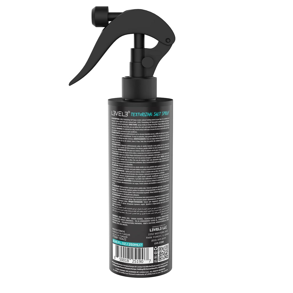 L3VEL3 Sea Salt Spray - Light Hold - Beachy Texture