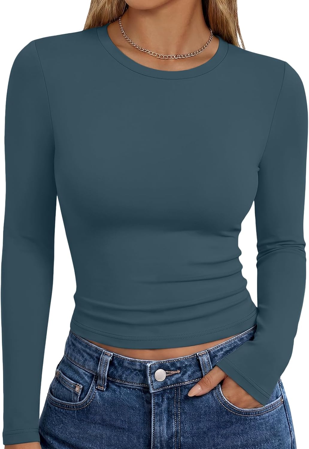 Trendy Queen Long Sleeve Top - Soft Stretch - Everyday Y2K