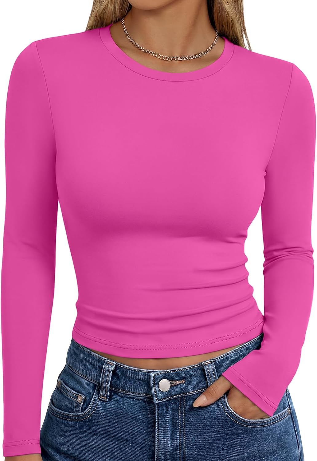 Trendy Queen Long Sleeve Top - Soft Stretch - Everyday Y2K