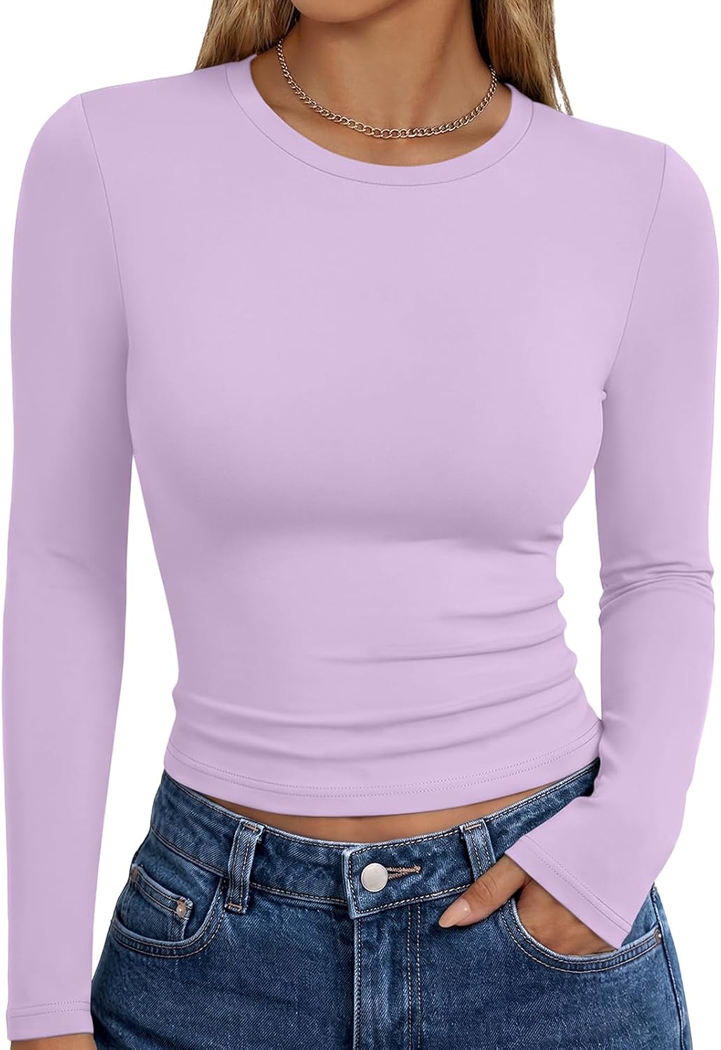 Trendy Queen Long Sleeve Top - Soft Stretch - Everyday Y2K