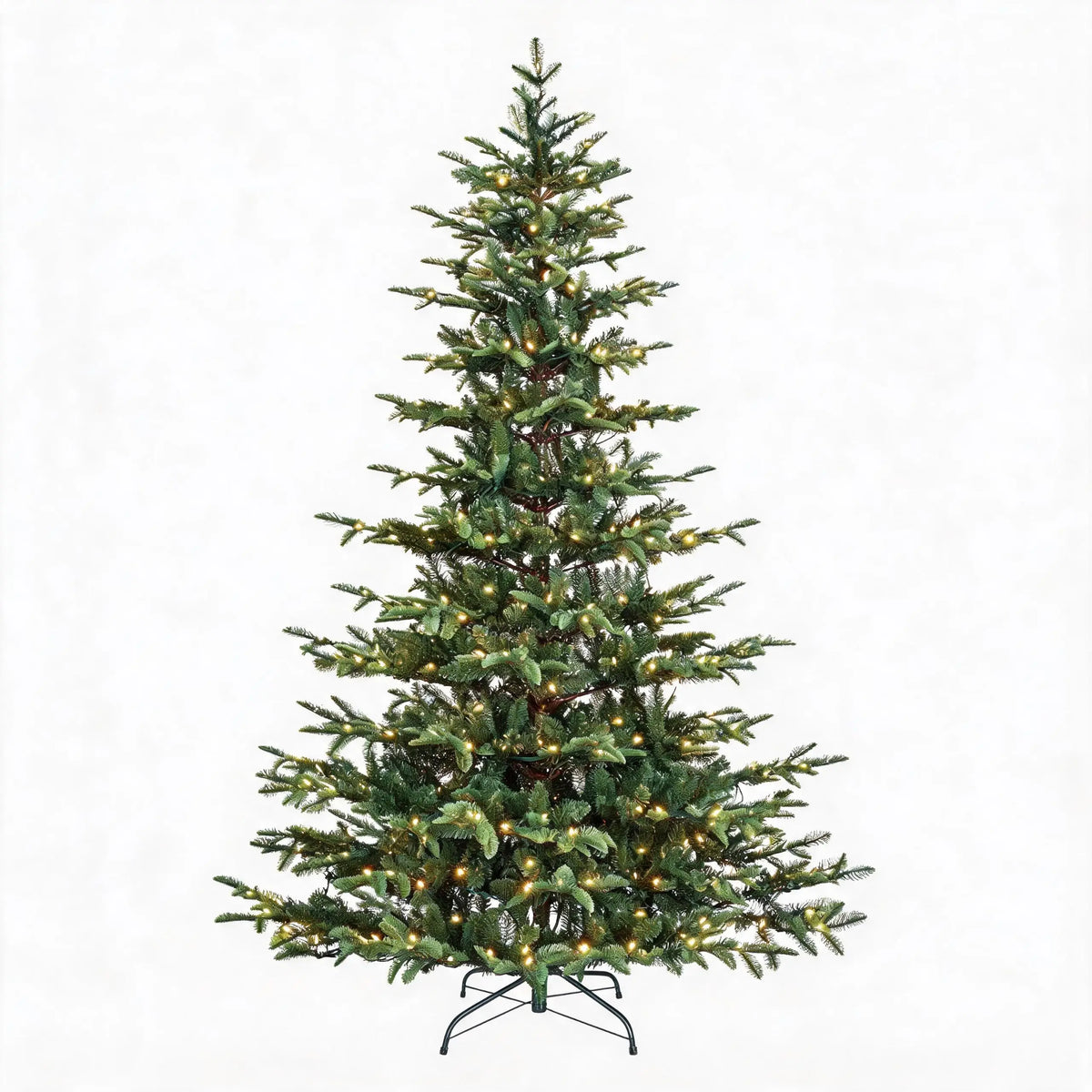 Quick-Assembly Pre-Lit Christmas Tree - 5 or 6 ft - Natural Glow