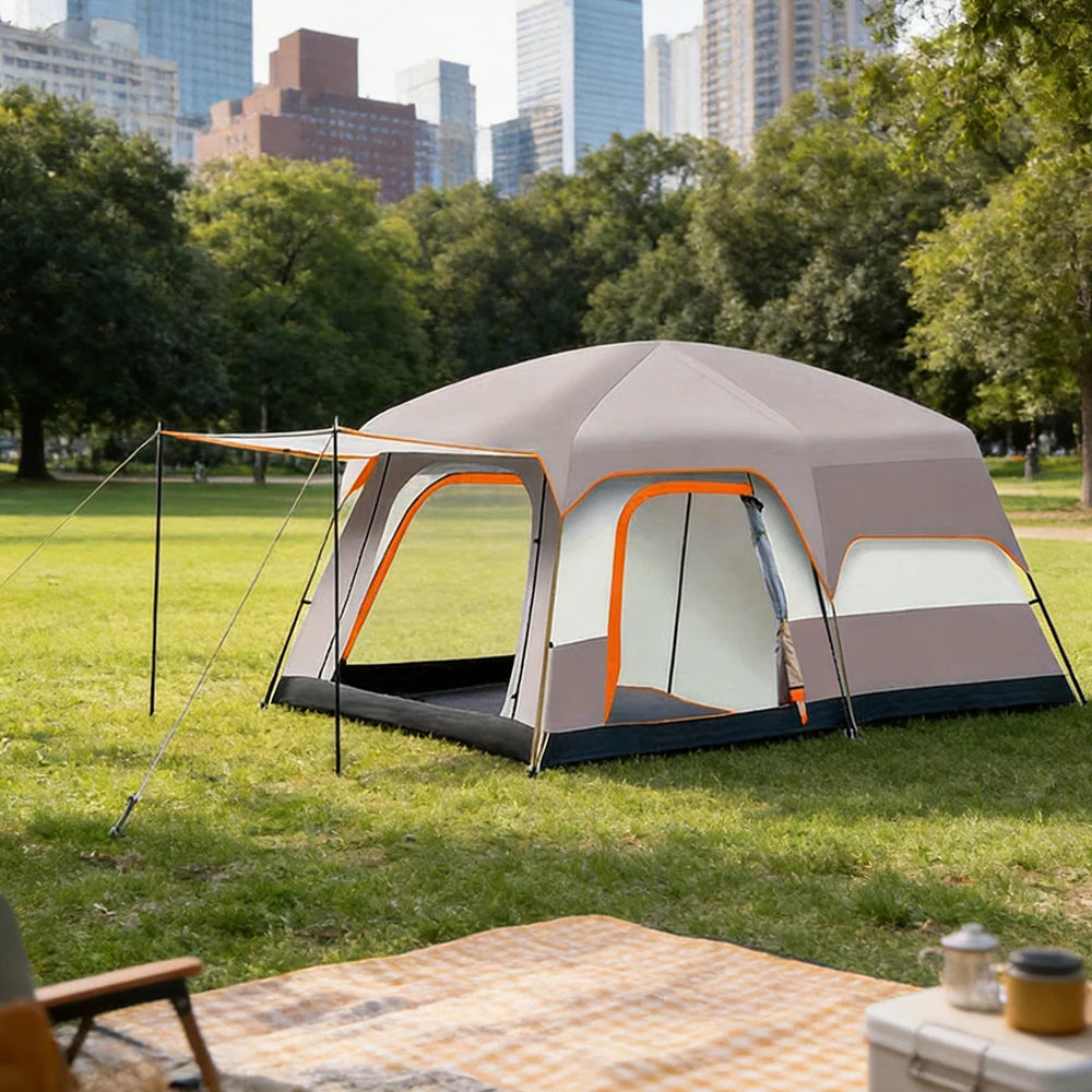 Luxury Family Camping Tent One Bedroom One Living Room Large Waterproof