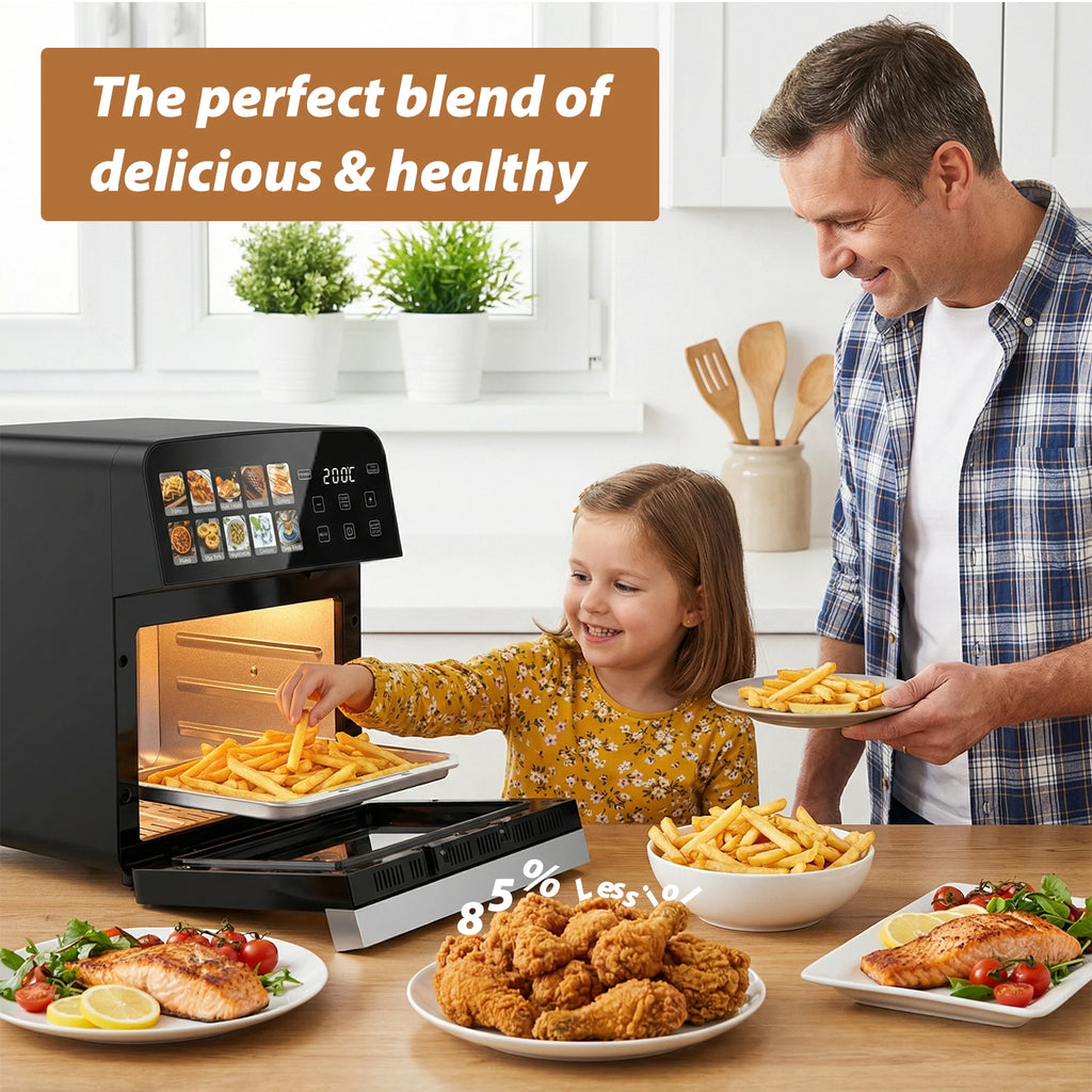 10L Air Fryer Oven 1800W Oil-Free Touch 11 Programs