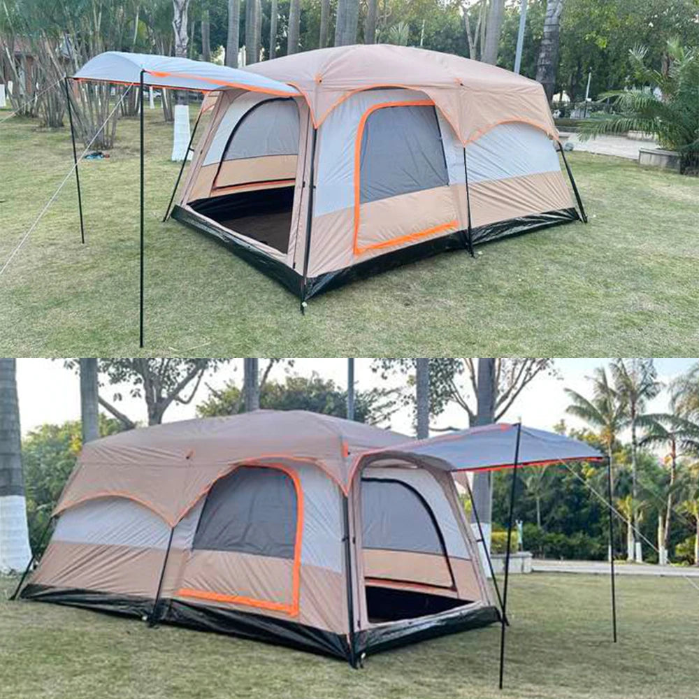 Luxury Family Camping Tent One Bedroom One Living Room Large Waterproof