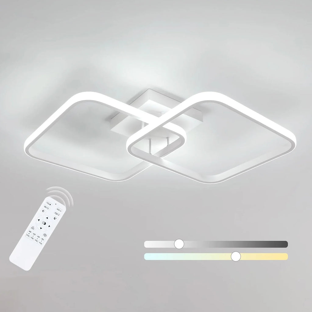 LED Square Ceiling Light – Dimmable, RC, 40W/50W