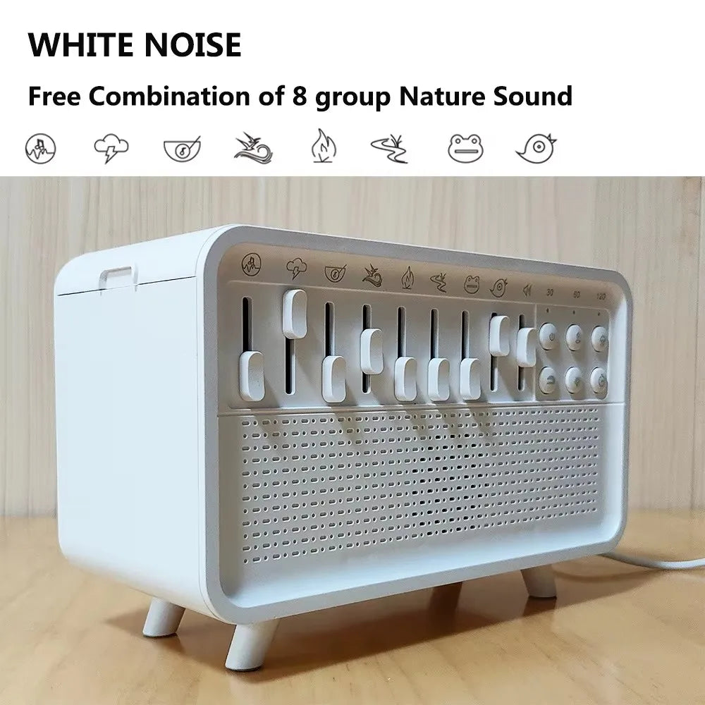 Bluetooth Flame Humidifier - White Noise - Aroma Diffuser