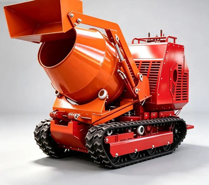 DEGRES/AIDE Crawler Concrete Mixer - 2 m³/h - B&S Engine
