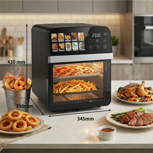 10L Air Fryer Oven 1800W Oil-Free Touch 11 Programs