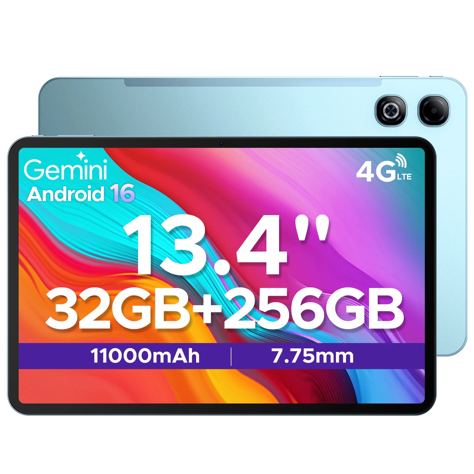 DOOGEE TAB G6 MAX Android 16 Tablets 13.4 inch FHD+ Tablet 11000mAh 32GB RAM + 256GB ROM/2TB 90Hz IPS Screen Android Tablets