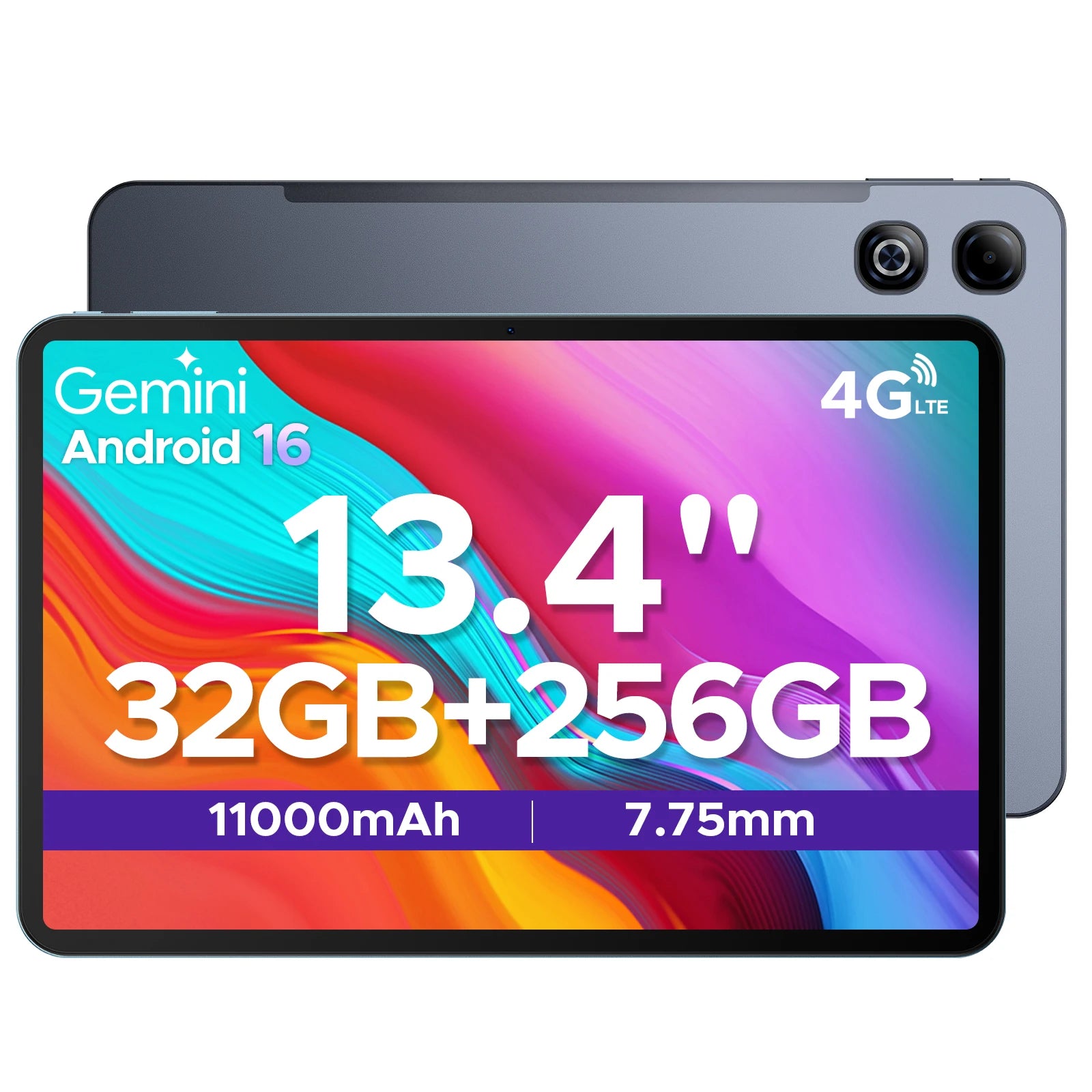 DOOGEE TAB G6 MAX Android 16 Tablets 13.4 inch FHD+ Tablet 11000mAh 32GB RAM + 256GB ROM/2TB 90Hz IPS Screen Android Tablets
