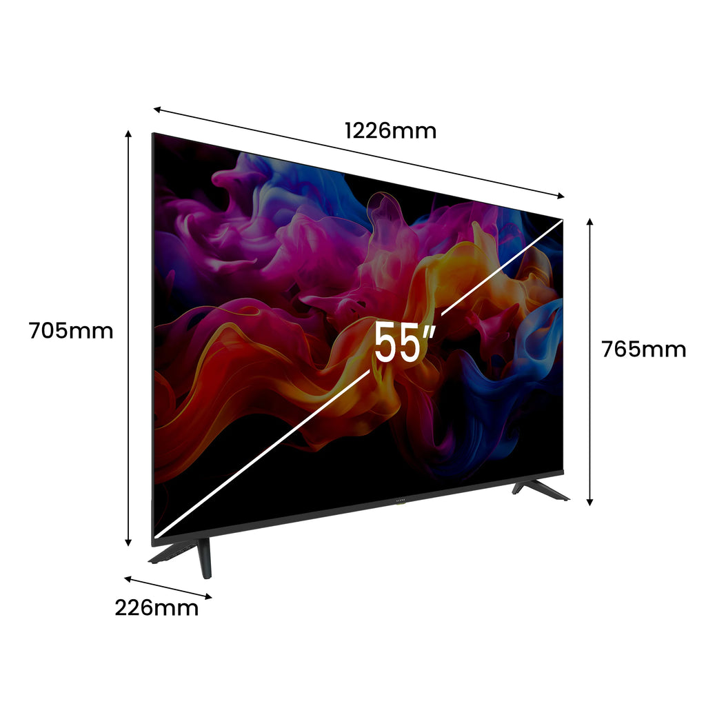 55 Inch Vidaa Smart TV D-LED DVB-T2/S2