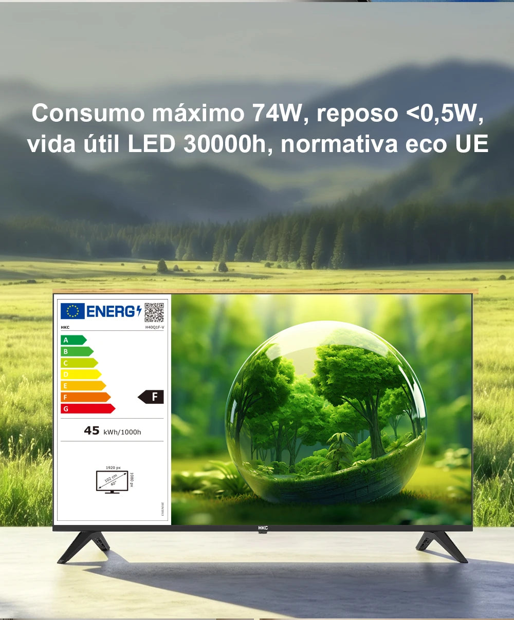 HKC H40Q1F-V 40 Inch FHD Smart TV