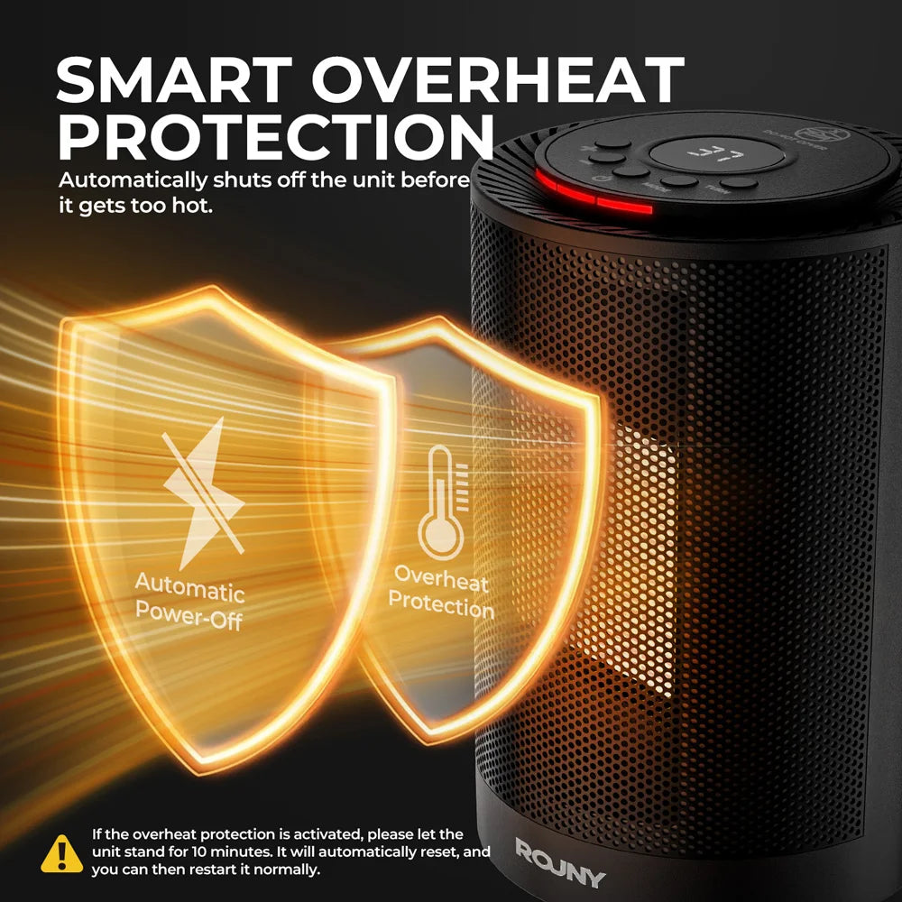ROUNY Portable PTC Ceramic Space Heater