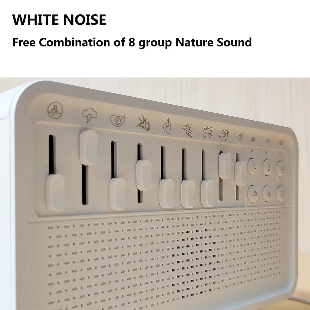 Bluetooth Flame Humidifier - White Noise - Aroma Diffuser