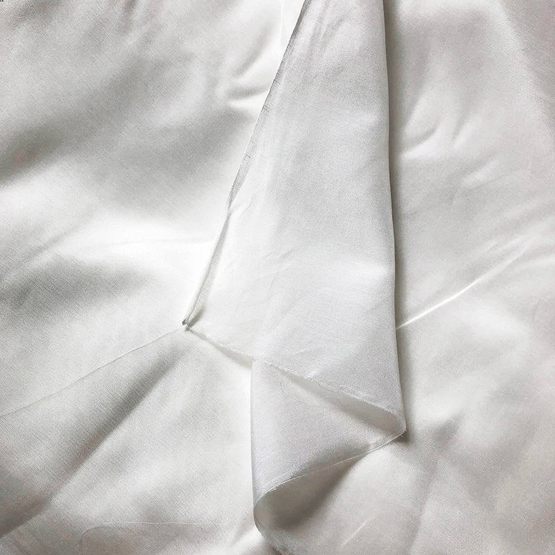 SILK COTTON DRESS LINING FABRIC - 30% Silk 70% Cotton, 9 & 14 Momme - Soft Flow
