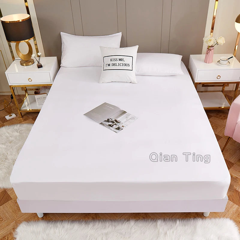 PURE FIT - Solid Color Fitted Sheet - 100% Polyester, Deep Pocket & Easy Care