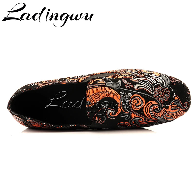 RITMO - Men's Embroidered Latin Dance Shoes - Move Like The Music Owns You