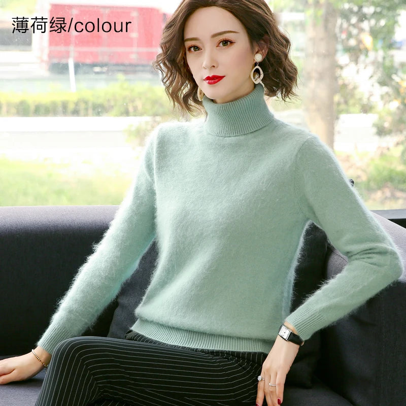 Mink Cashmere Loose Pullover – 19 Colors