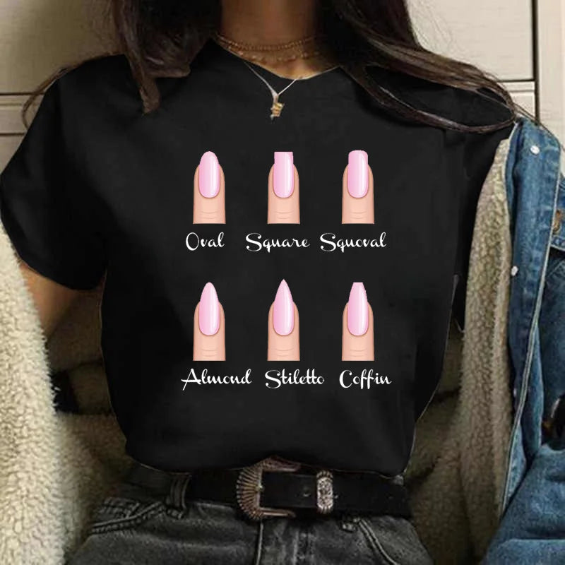 Cartoon Hand Graphic T-Shirt