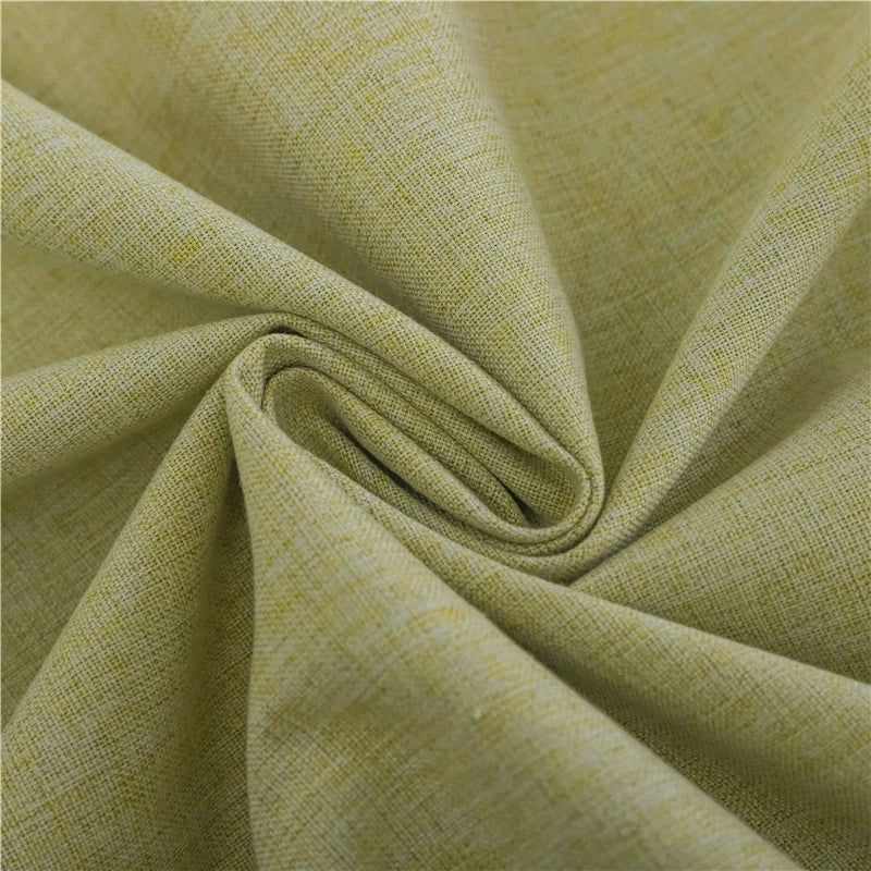 Custom Size 100% Blackout Linen Curtains for Living Room Bedroom Waterproof Thermal Insulated Fabric Modern Curtains