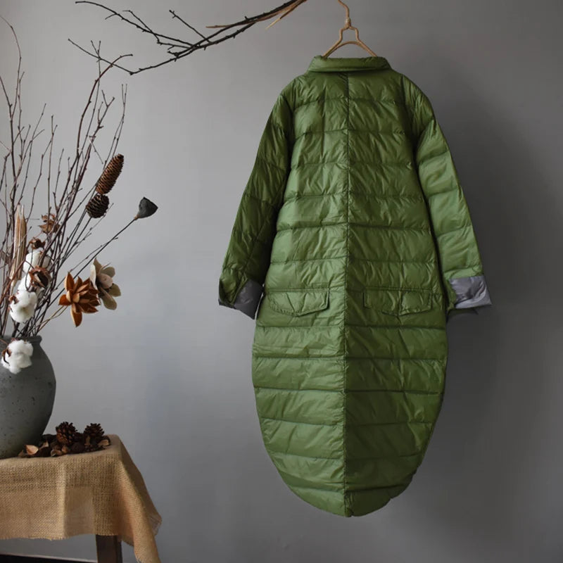 Slim Long Down Coat – 85% Duck Down Ultralight