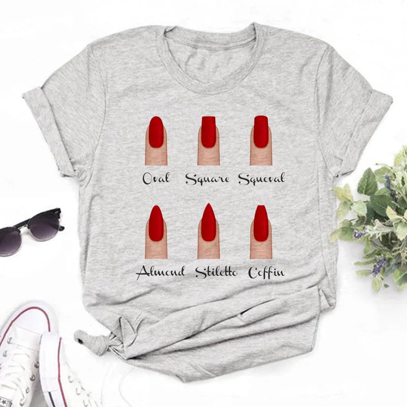 Cartoon Hand Graphic T-Shirt