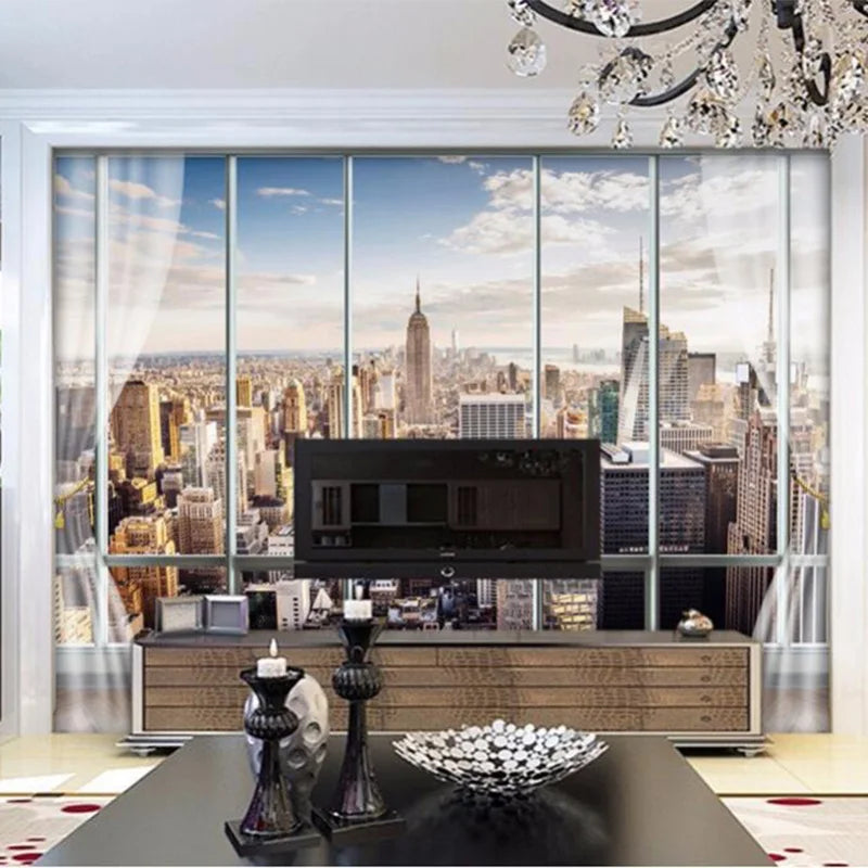 Custom 3D New York City Wall Mural – 7 Materials