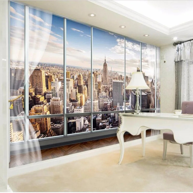Custom 3D New York City Wall Mural – 7 Materials