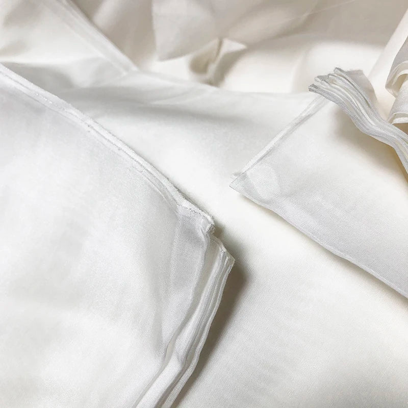 SILK COTTON DRESS LINING FABRIC - 30% Silk 70% Cotton, 9 & 14 Momme - Soft Flow