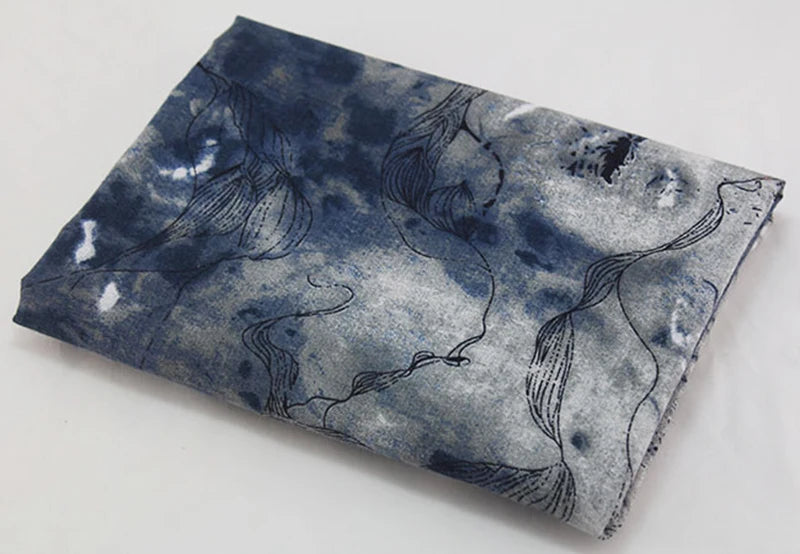 Tie-Dye Cotton Linen Fabric – 100x145cm
