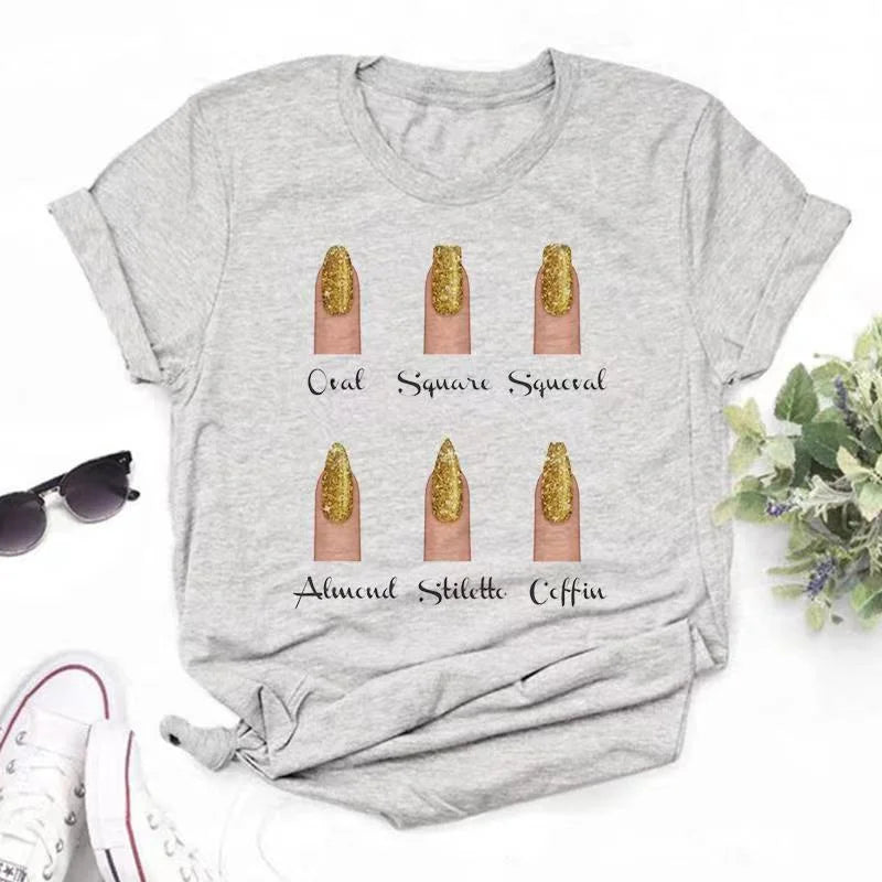 Cartoon Hand Graphic T-Shirt