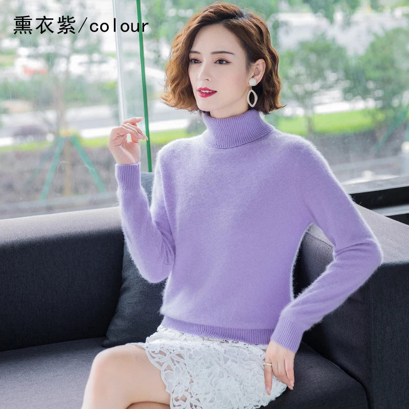 Mink Cashmere Loose Pullover – 19 Colors