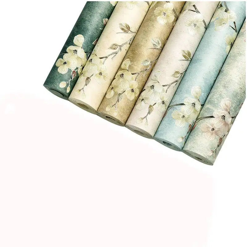 RETRO VINE WALLPAPER - Self-Adhesive - 3D Texture