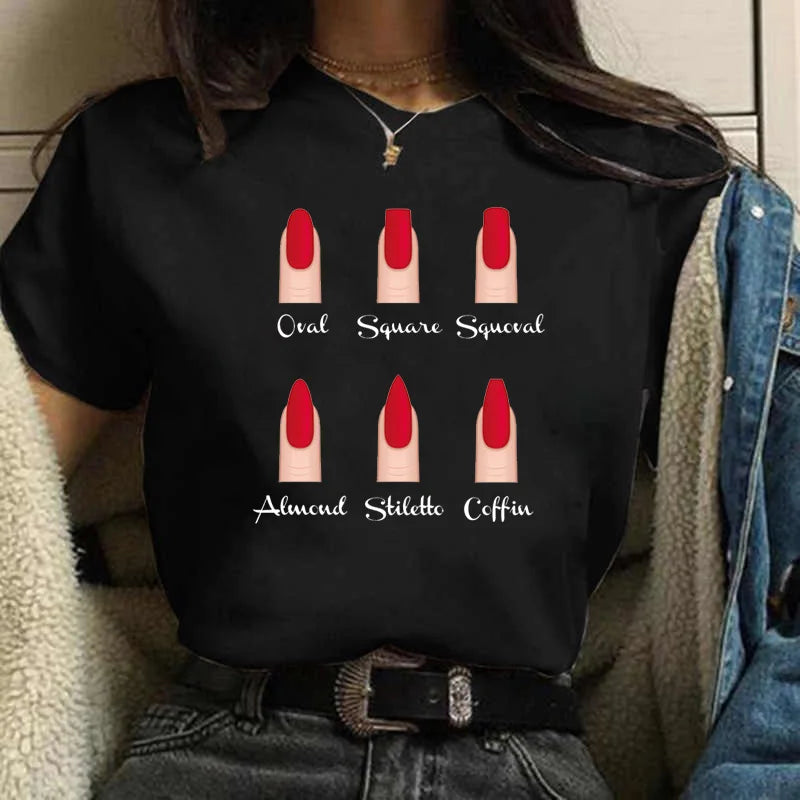 Cartoon Hand Graphic T-Shirt