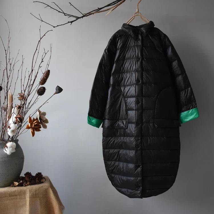 Slim Long Down Coat – 85% Duck Down Ultralight