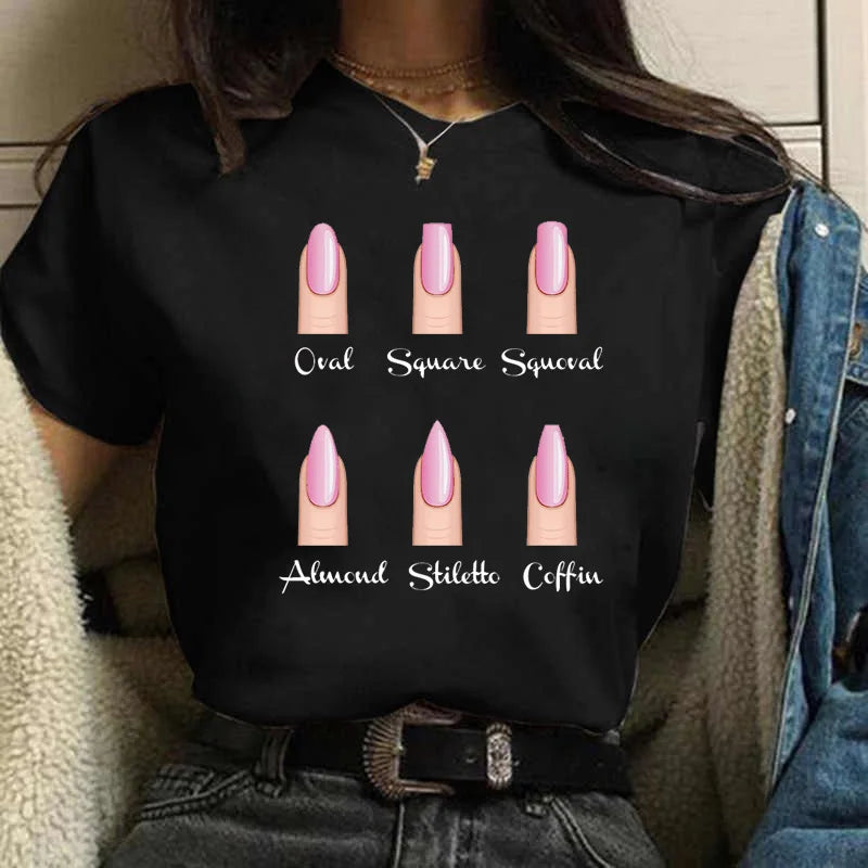Cartoon Hand Graphic T-Shirt
