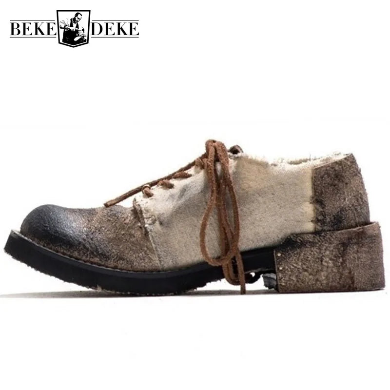 HERITAGE WALK - Genuine Leather Lace-Up Casual Shoes - Old Soul, New Ground