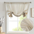 TIE-UP VALANCE CURTAIN - 8 Styles, Rod Pocket, 150cm Wide - Still Rooms