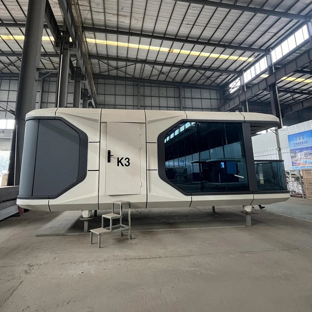 Modern Portable Capsule House - Luxury Mobile Hotel Resort Ready