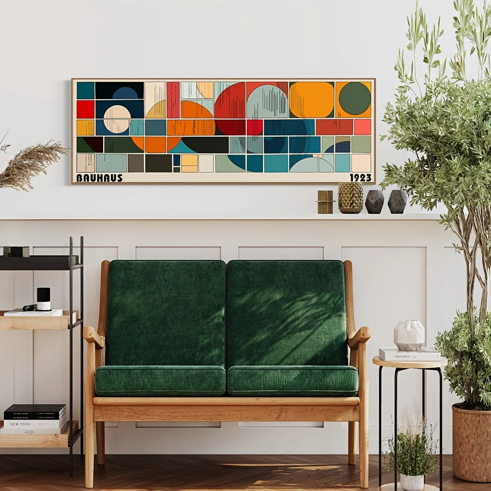Bauhaus 1923 Wall Art - Japanese retro - abstract canvas