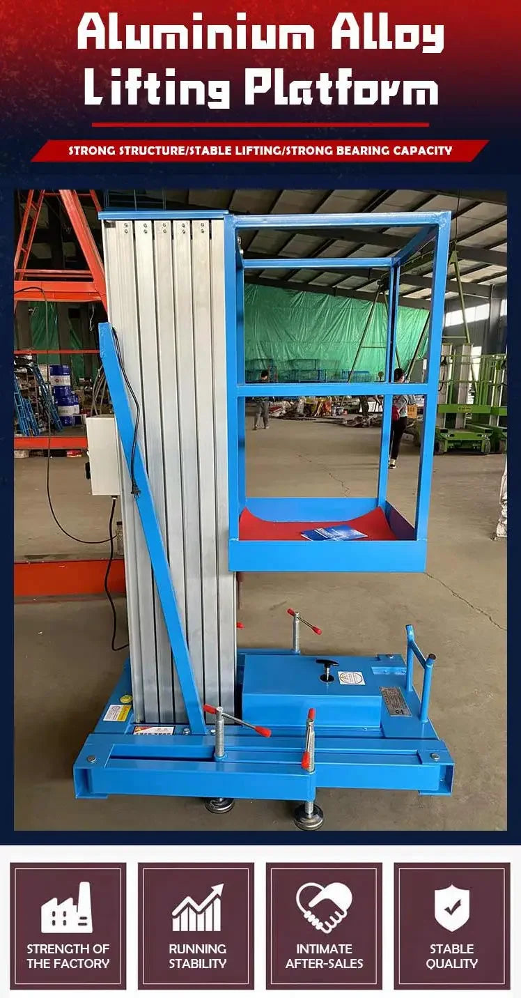 YG Electric Lift Platform - 4-10 m - Single/Double Mast