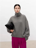Pure Cashmere Oversized Turtleneck