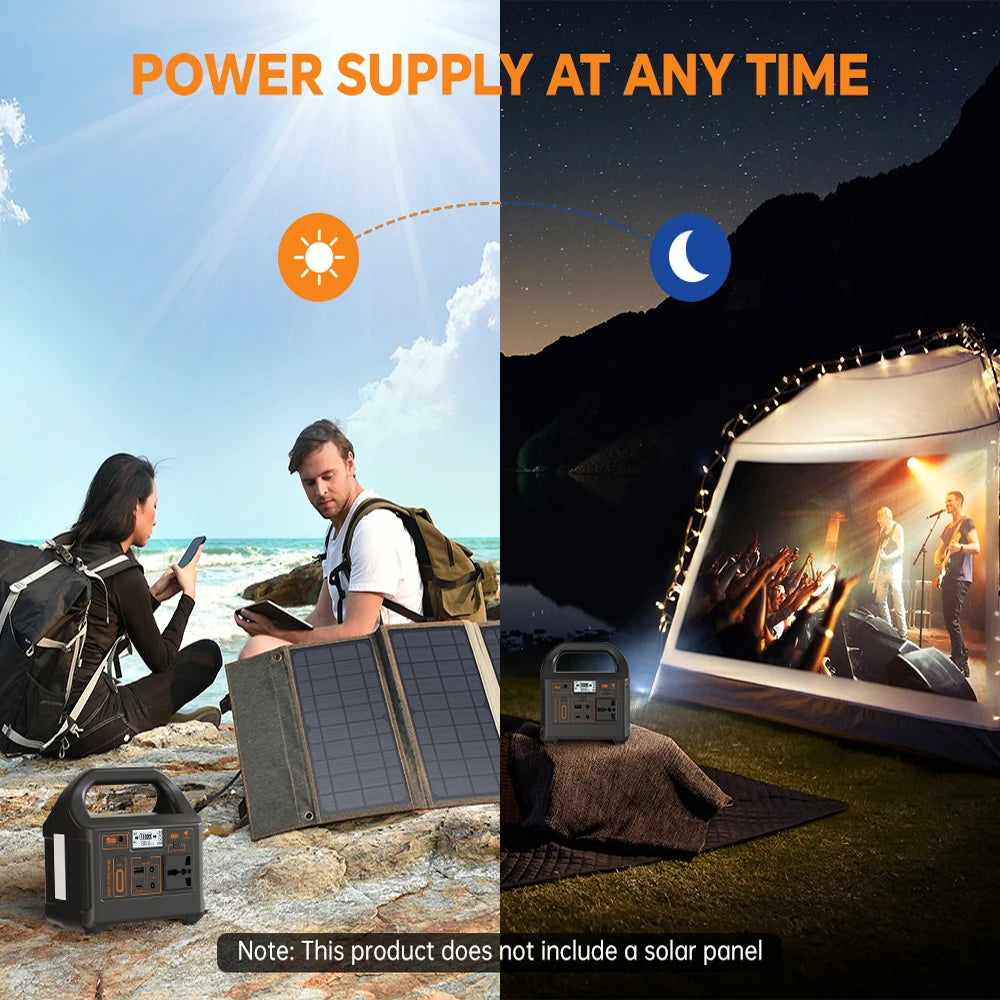 PORTABLE POWER STATION - 200W, 153.6Wh LiFePO4 - Ready Anywhere
