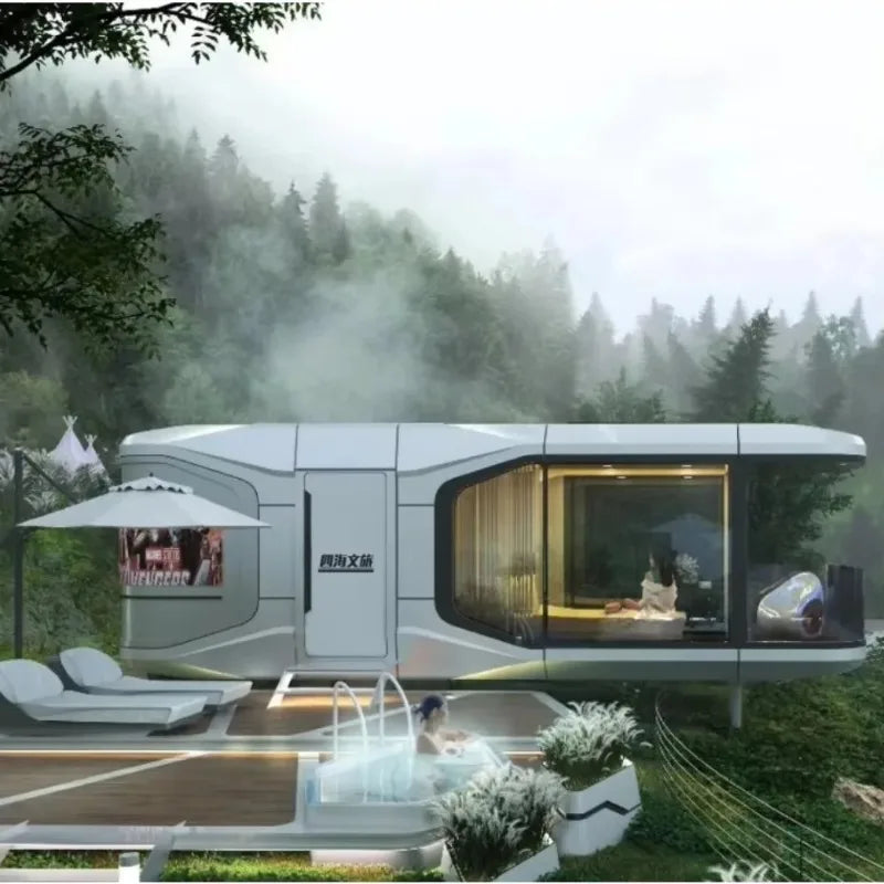 YG Apple Cabin 20FT Expandable Capsule Villa - 2 Bedroom Prefab