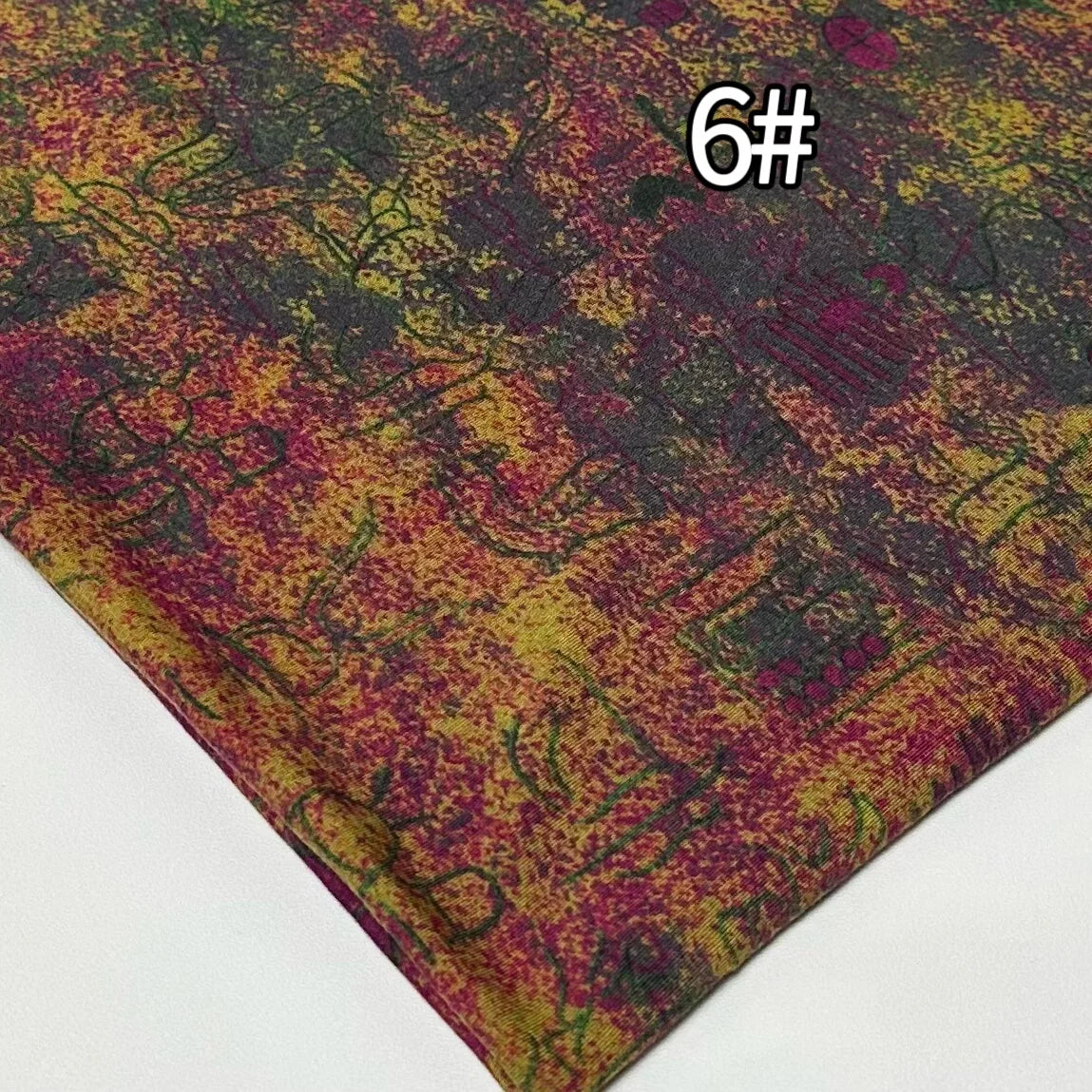COTTON SPANDEX PRINTED FABRIC - 21 Prints, Stretch Blend, 175cm Wide - Soft Days