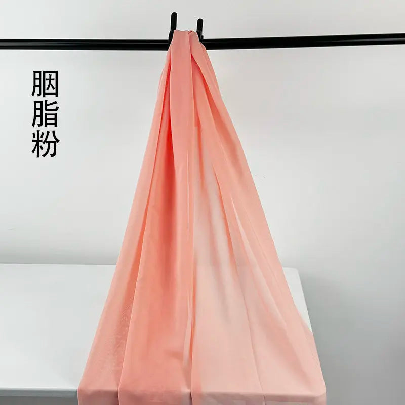 100D CHIFFON FABRIC BY THE METER - Soft Woven Sheer, 55 Colors - Make It Yours