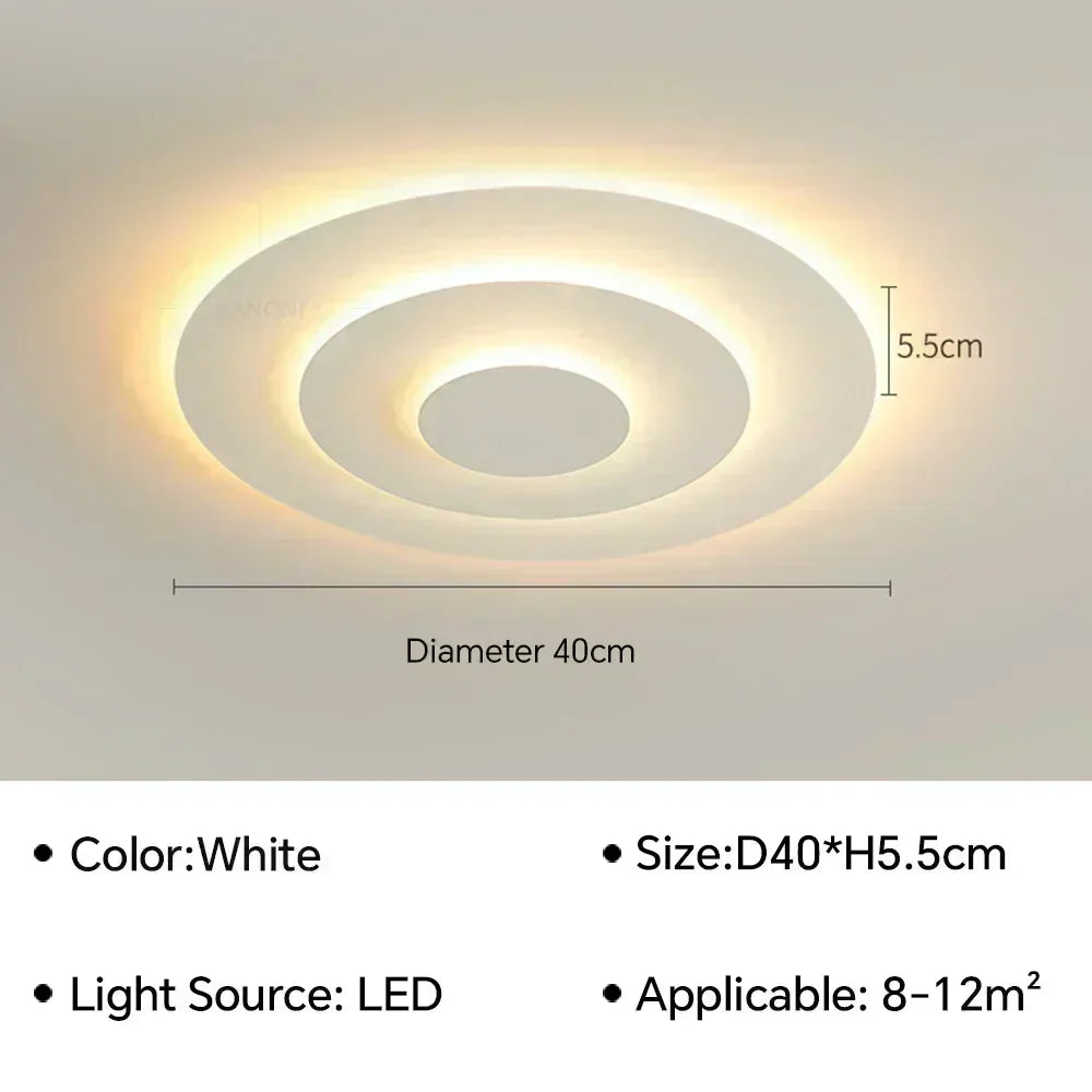 Nordic LED Ceiling Chandelier – 5 Styles, 4 Sizes, Dimmable Option